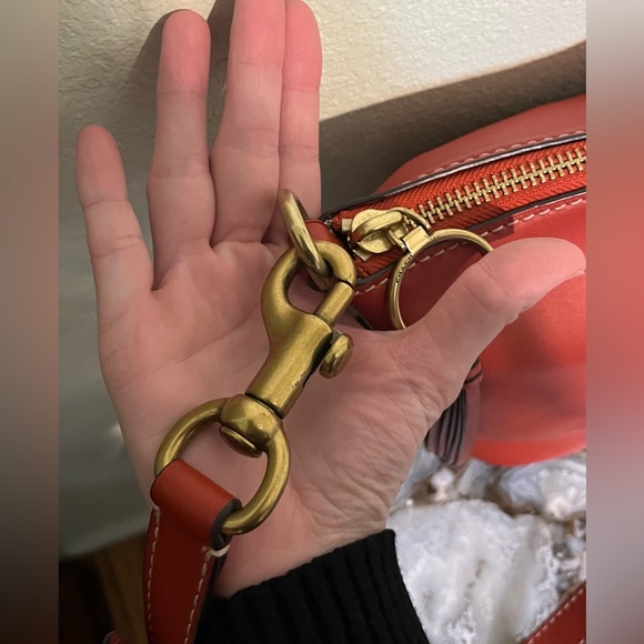 Coach Originals 1941 Archive Duffle 20 In Vermillion/Brass! - Picture 3 of 16